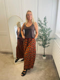Leopard Needle Cord Trouser