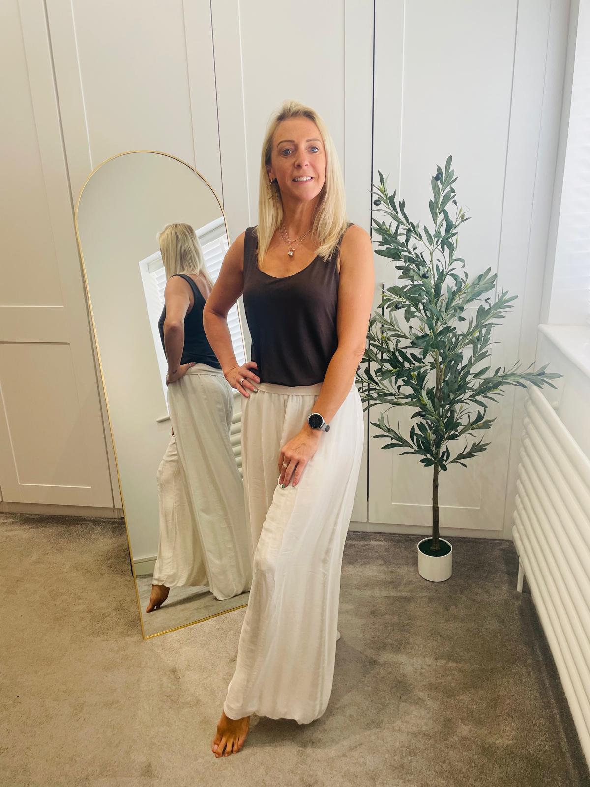 Silk Feel Trousers