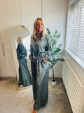 Green Satin Co-ord