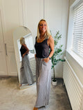 Stripe Linen Trousers