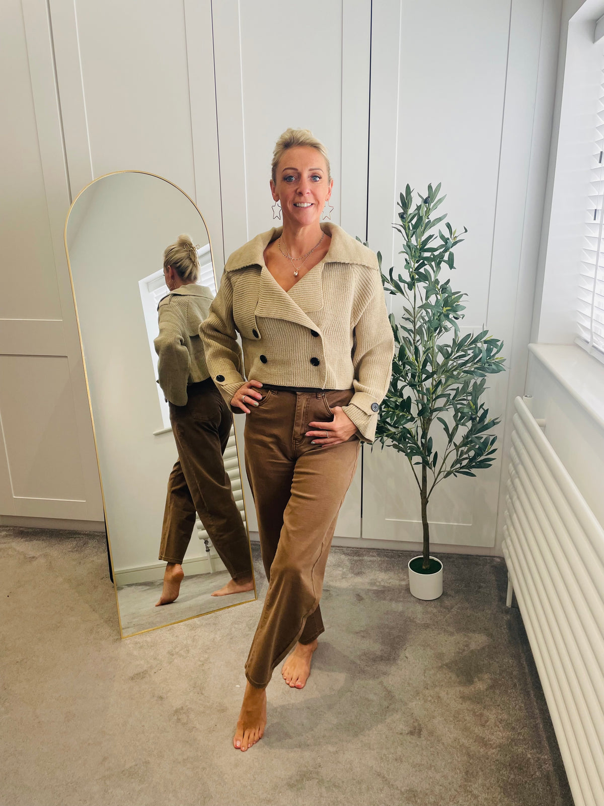 Beige Cardigan