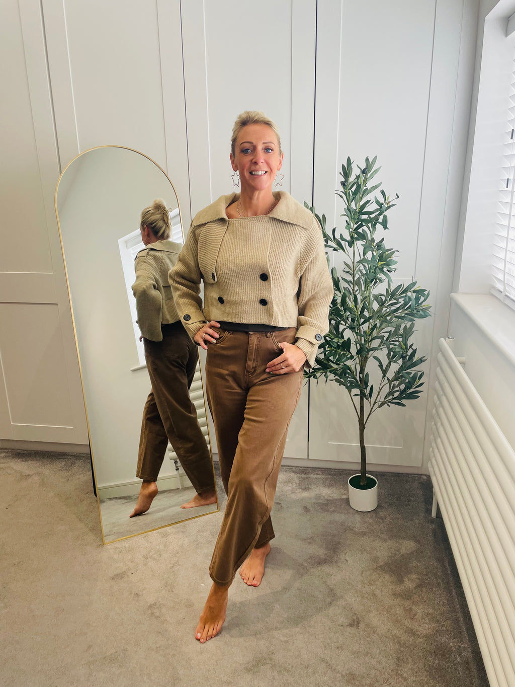 Beige Cardigan