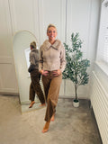 Fur Collar Cardigan