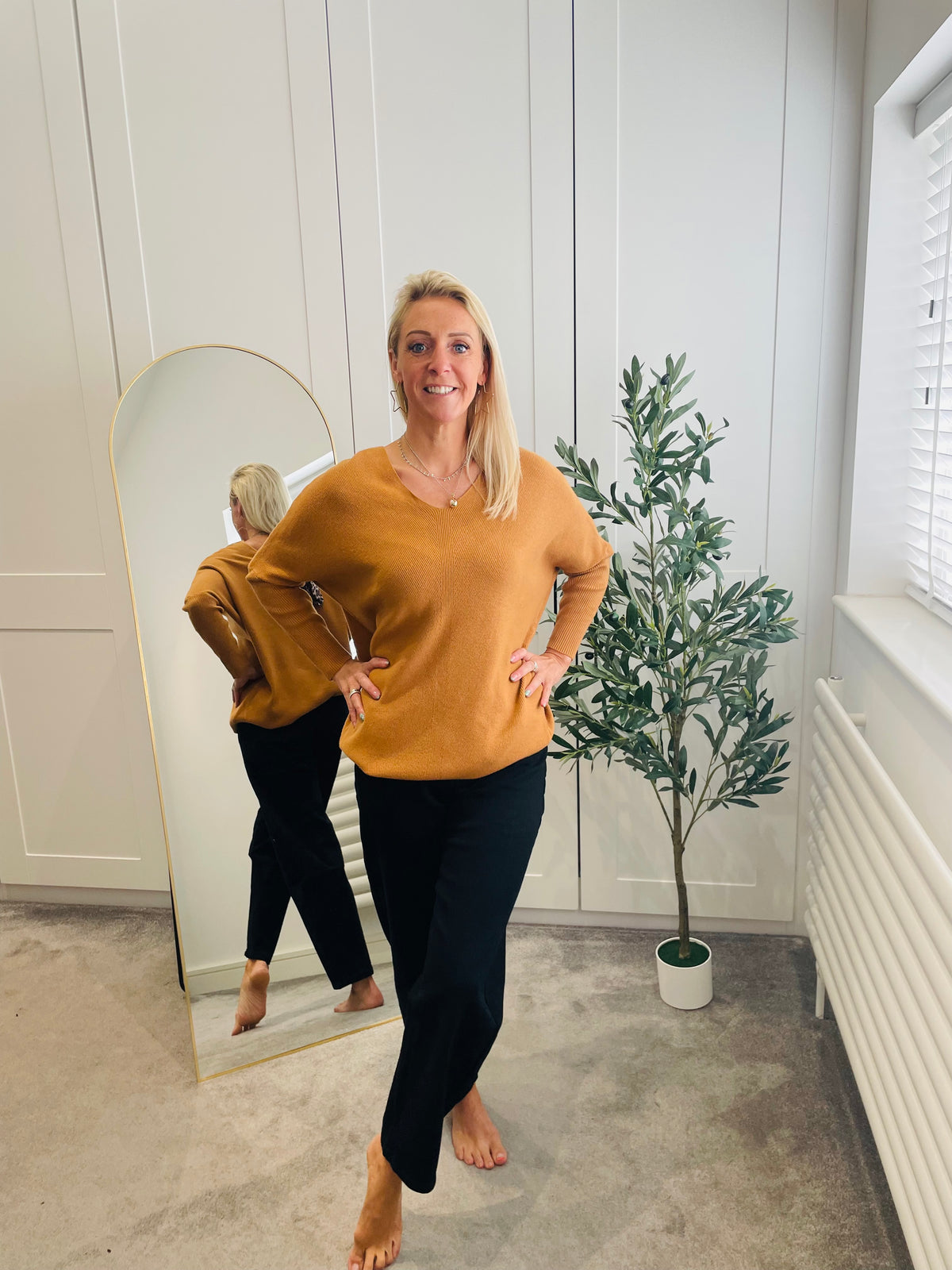 Leopard Tie Back Jumper