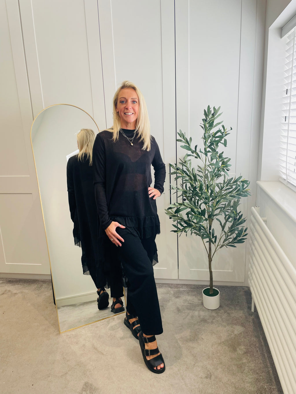 Frill Hem Tunic