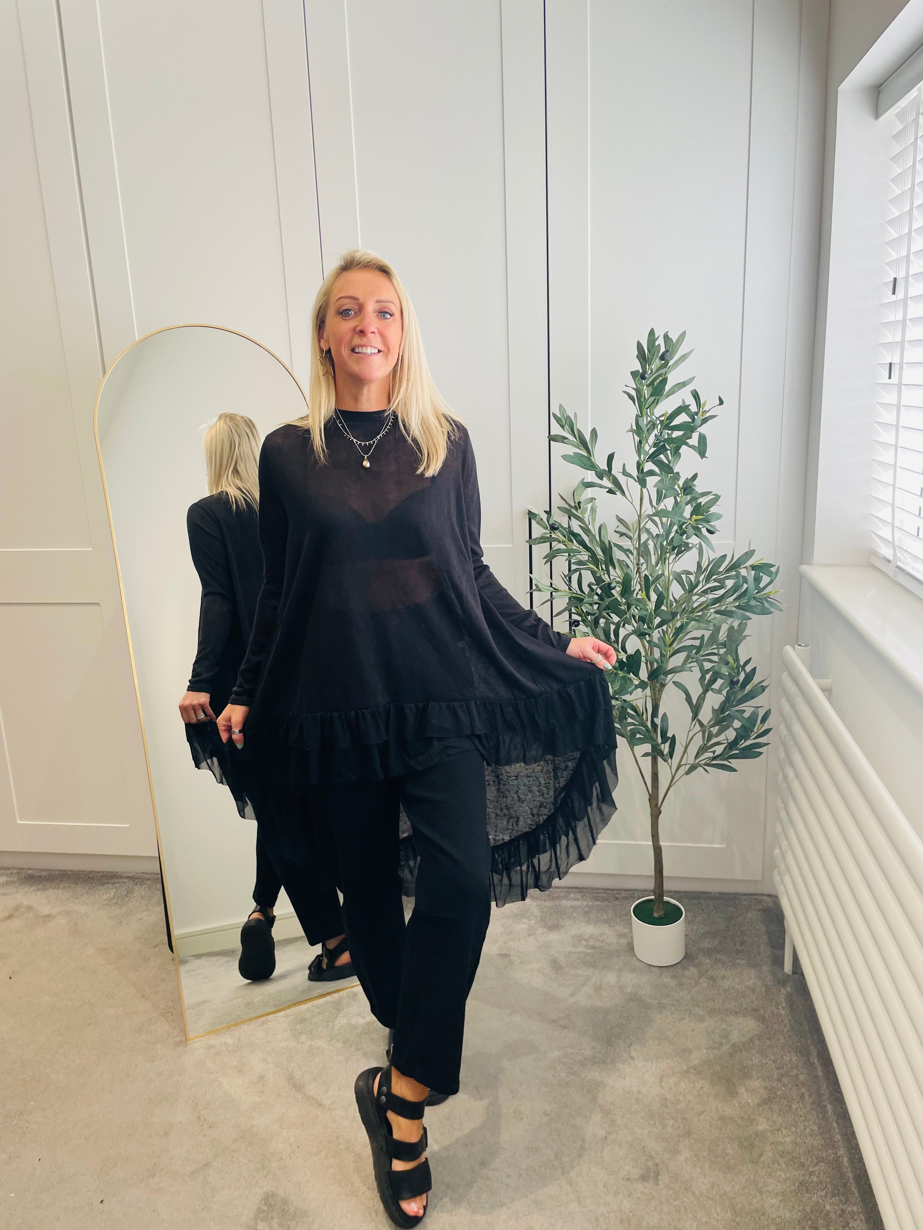 Frill Hem Tunic