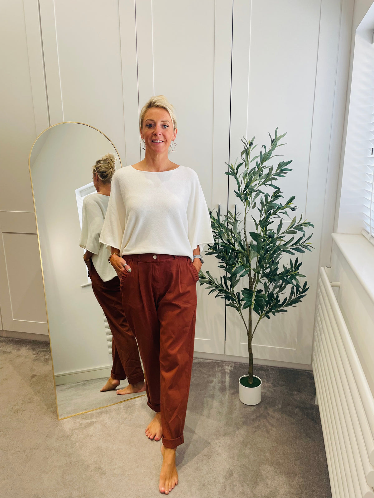 Frill Pocket Trousers