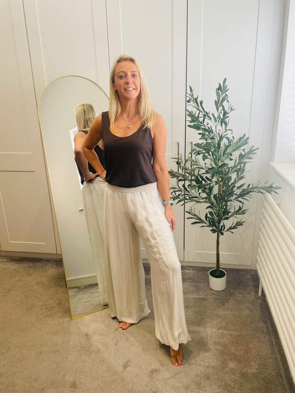 Silk Feel Trousers