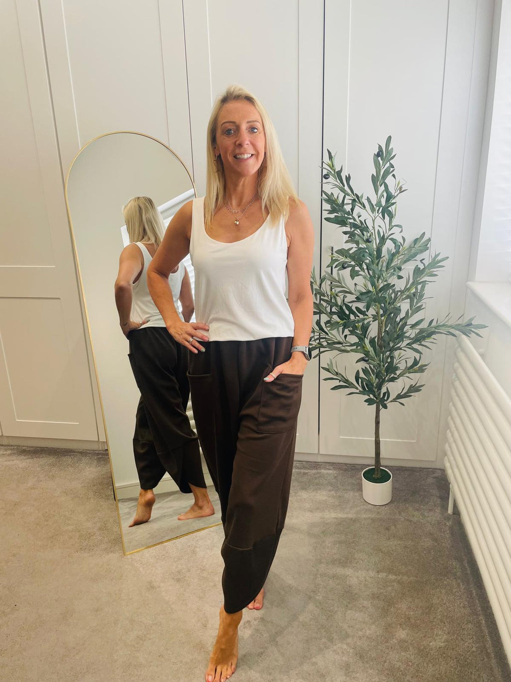 Scuba Feel Barrel Trouser